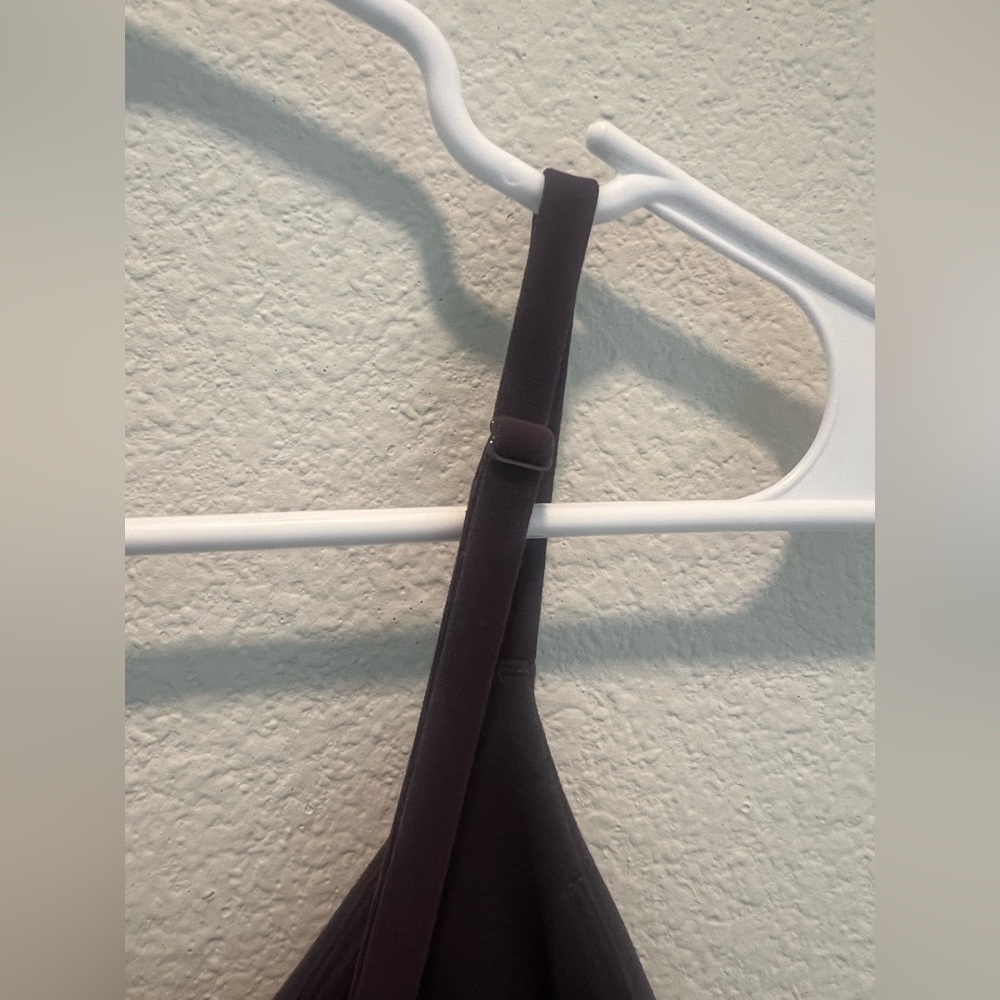 Athleta Deep Violet Purple Cinch Longline Bra - Size Large - Picture 8 of 8